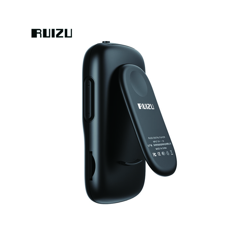 RUIZU-REPRODUCTOR MP3 deportivo X68, con Bluetooth, Clip sin pérdidas, reproductor de música, compatible con Radio FM, grabación de vídeo, E-Book, podómetro, tarjeta TF
