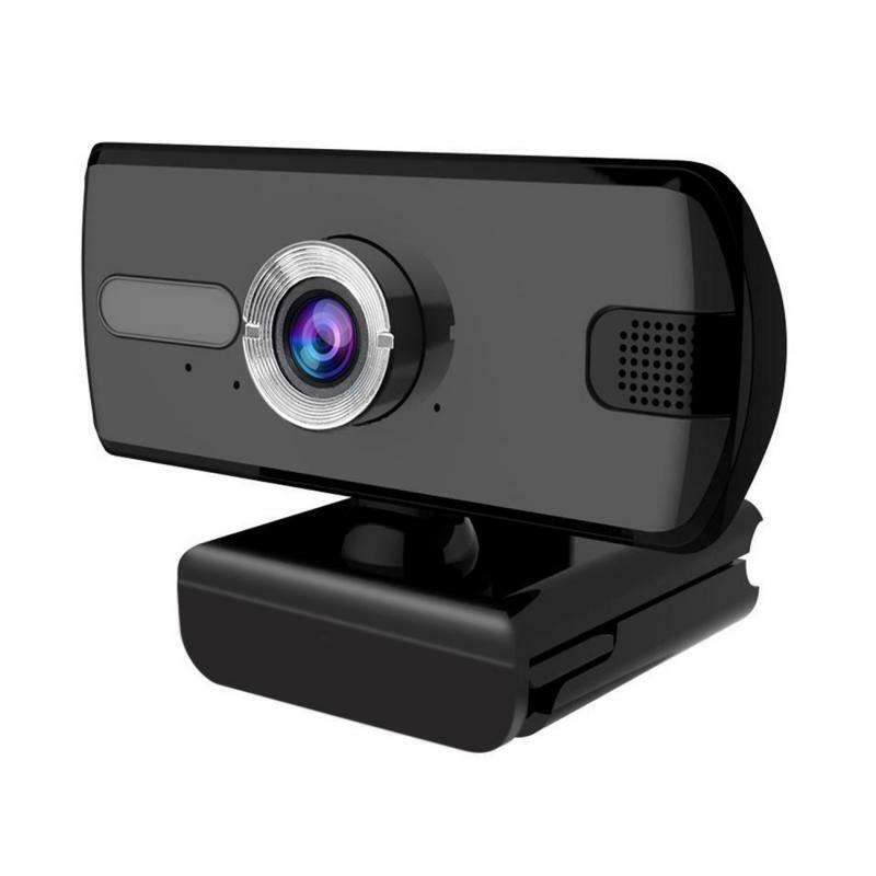 Webcam Full HD 1080P, Mini caméra PC rotative avec Microphone, pour diffusion en direct, appels vidéo, conférence de travail