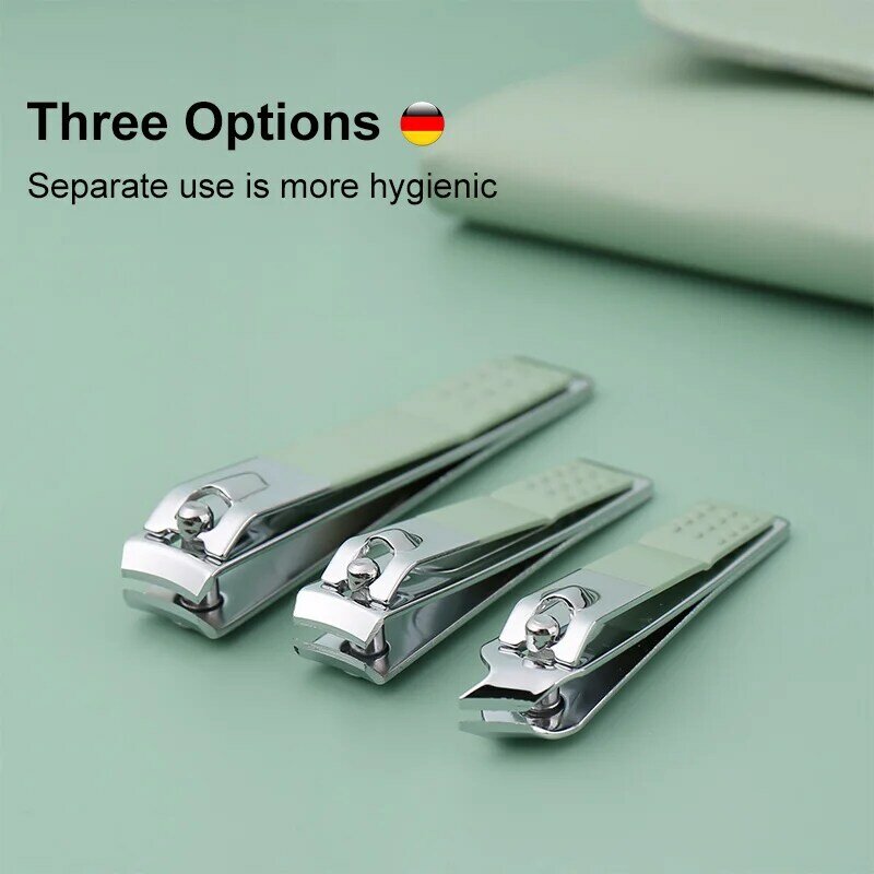 Toe Clipper Professional Nail Clippers Set Cuticle Nippers Rotate Straight Edge Nail Cutter Nail Care Kit Manicure Grooming Set