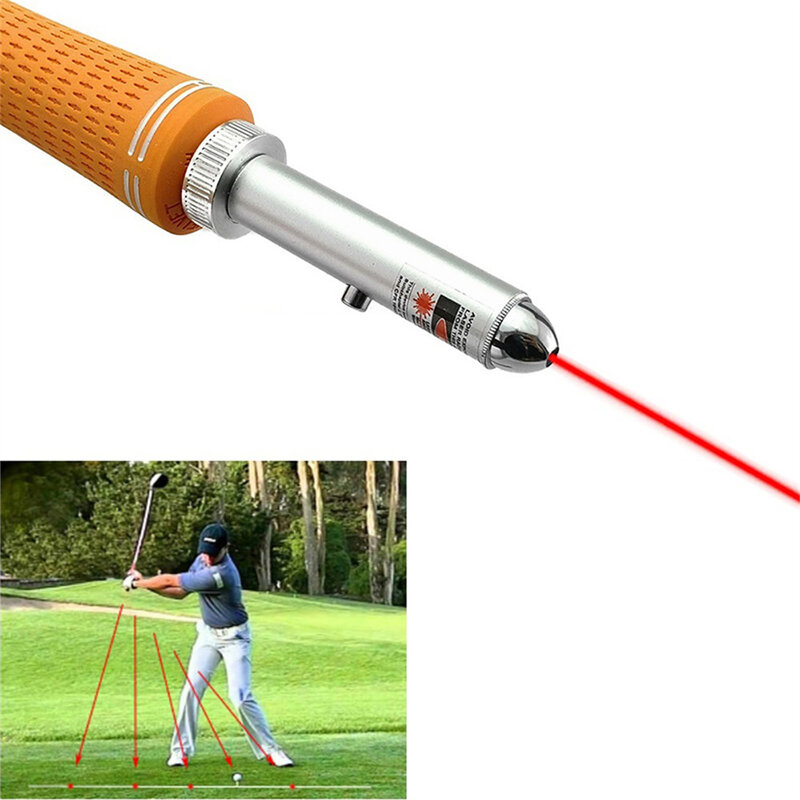 Korektor postawy w golfa, płaski laserowy przyrząd treningowy dla początkujących w golfa, pomocniczy przyrząd treningowy do golfa, sprzęt sportowy