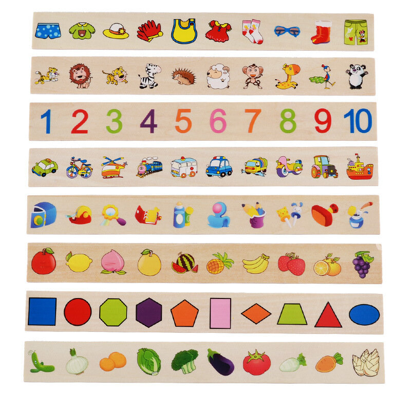 تصنيف المعرفة الرياضية المعرفية للأطفال مونتيسوري التعليم المبكر تعلم لعبة صندوق خشبي هدايا للأطفال