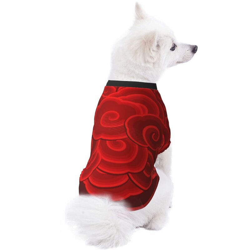 Suéter para mascotas pequeñas, abrigo para cachorros, ropa para perros, color rojo, superventas