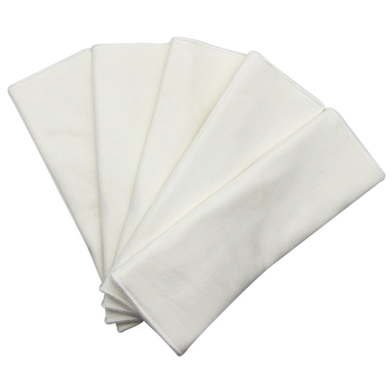 Asenappy bambu algodão fralda inserção trifold para onesize diape bolso fralda 36cm x 36cm