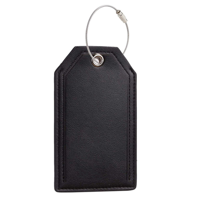 High Quality Pu Leather Suitcase Luggage Tag Label Bag Handbag Id Address Holder Travel Accessories Baggage Boarding Pass