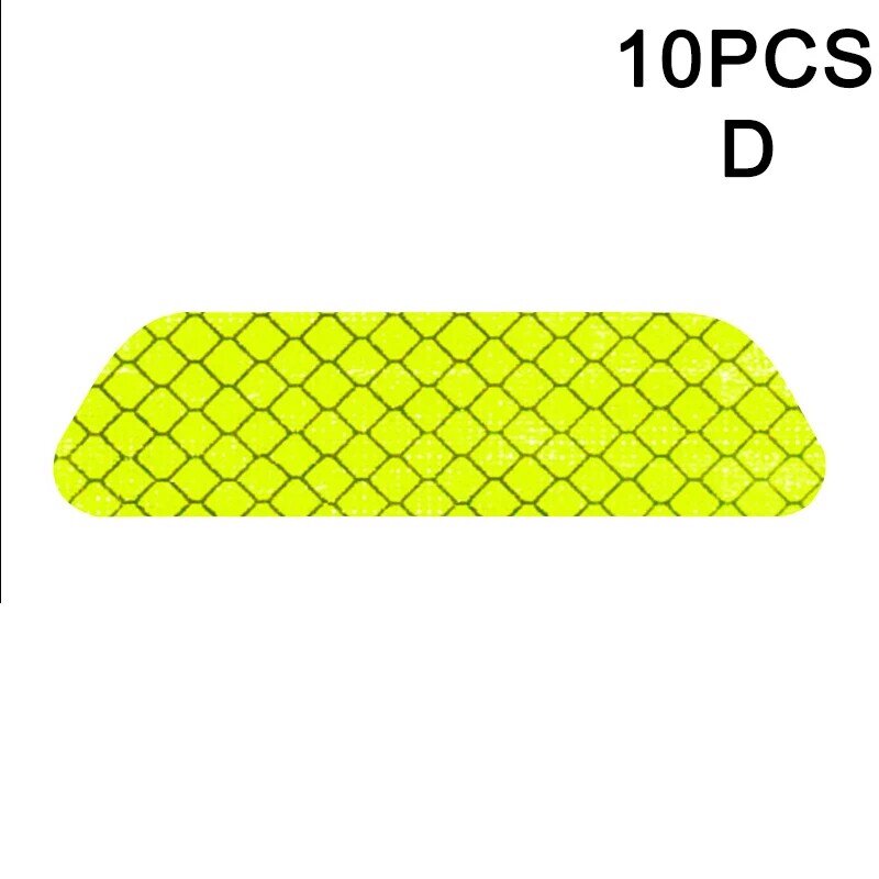 10pcs Auto Tür Aufkleber Aufkleber Warnband Reflektierende Aufkleber Reflektierende Streifen MD7