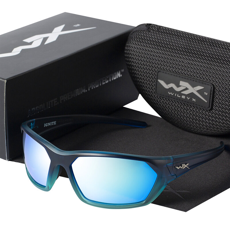 Wiley x polarizado óculos de sol homem anti-reflexo condução esportes eyewear uv400 proteção espelho ciclismo oculos
