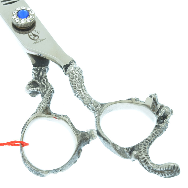 Meisha 6 polegada lâmina afiada diamod parafuso tesoura de barbeiro conjunto cabeleireiro tesouras cutting afinação ferramenta estilo a0097a