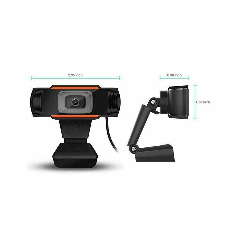 Kamera Web PC Komputer Webcam HD 1080P Baru dengan Kamera Yang Dapat Diputar Mikrofon untuk Kerja Konferensi Panggilan Video Siaran Langsung