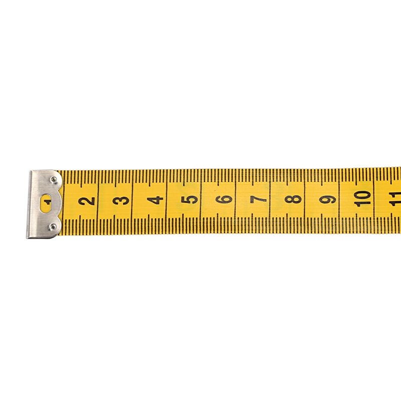 Fita métrica régua flexível amarela artesanato 300 cm