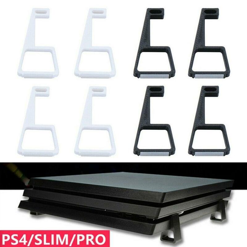 4 pezzi Console di gioco staffa di supporto orizzontale piedi di raffreddamento supporto da tavolo per Sony PlayStation4 PS4 Slim Pro accessori di gioco