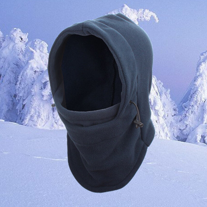 2020 New Fashion Warm Cap Winter Men Women Hats Waterproof Thermal Fleece Balaclava Hat Hooded Neck Warmer Hiking Scarves