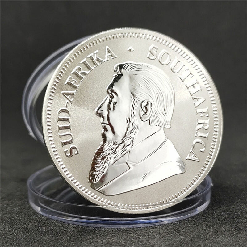 Hewan Koin Kongo Beruntung Afrika Rusa Hadiah Peringatan Koin Peringatan Medali Perak Koin Kerajinan Koleksi