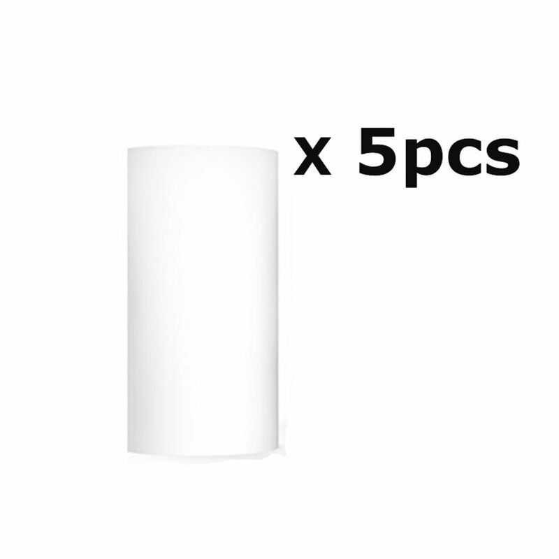 5 rollos de papel térmico imprimible directo papel térmico 57x30mm impresora de bolsillo portátil Material duradero