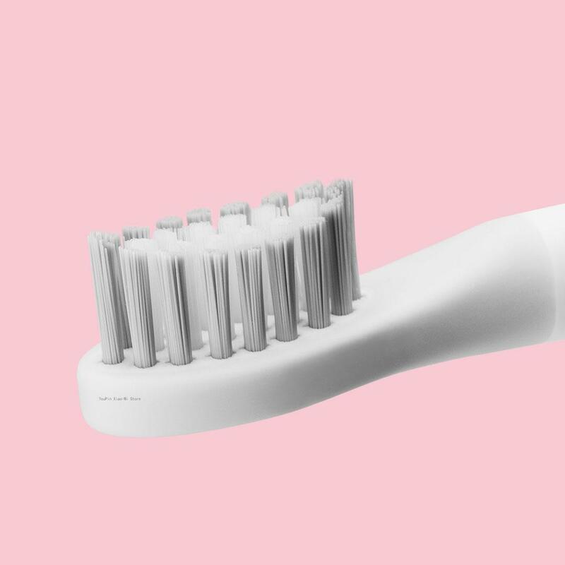 SOOCAS-Cabezal de cepillo de dientes eléctrico EX3 Original, cerdas suaves, Limpieza Profunda, blanco, 2 unids/lote