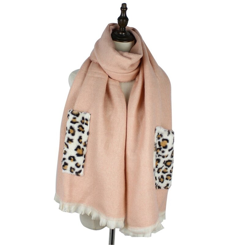 JNKET – foulard chaud de poche pour femme, Long châle, nouvelle mode, idéal pour l'hiver
