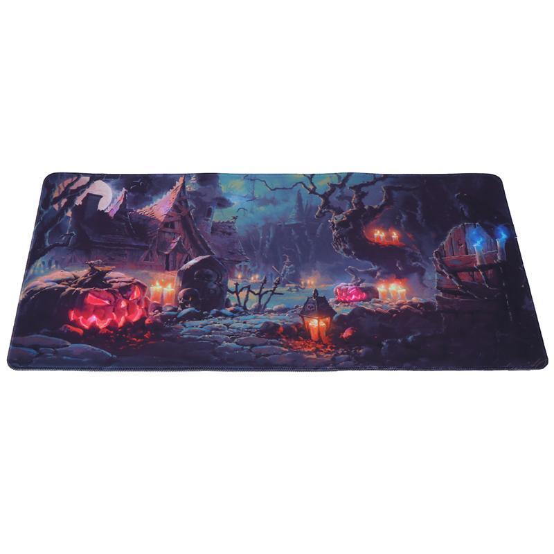 Alfombrilla de ratón para Halloween, accesorio decorativo para el hogar, oficina, teclado, cojín de escritorio, 1 unidad