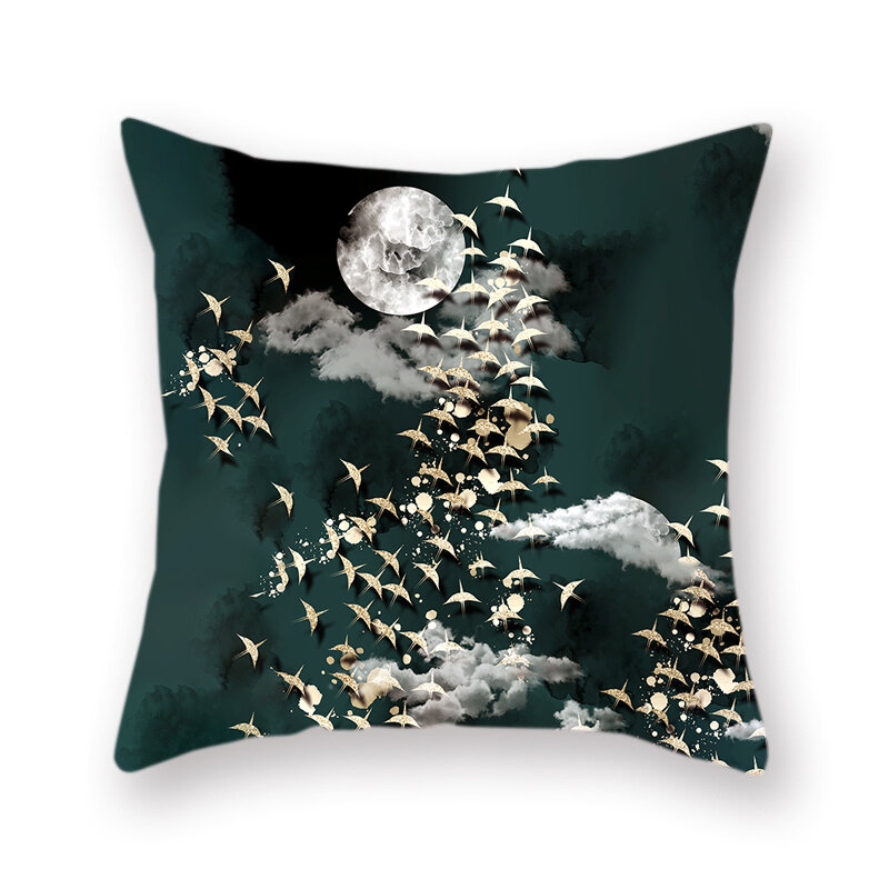 Наволочка для подушки с абстрактным геометрическим рисунком в скандинавском стиле, с изображением оленя, Пномпеня, декоративная наволочка ...