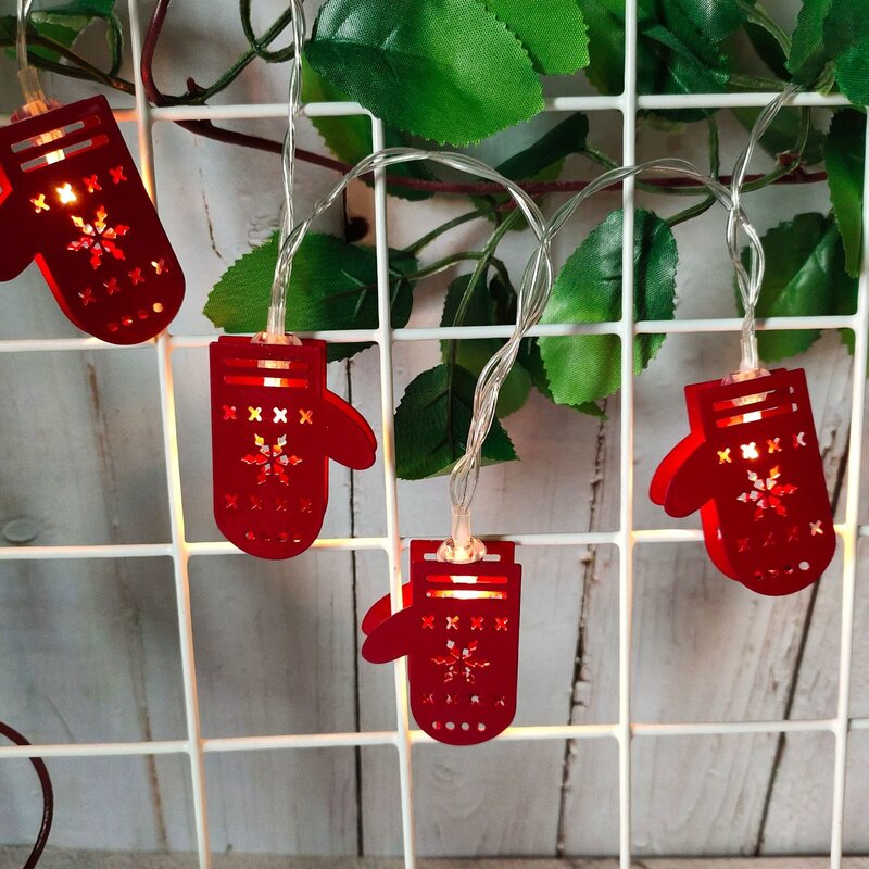 Neue Stil Led Handschuhe String Beleuchtung Ins Urlaub String Licht Garten Party Dekoration Kleine Farbige Lichter Frohe Weihnachten