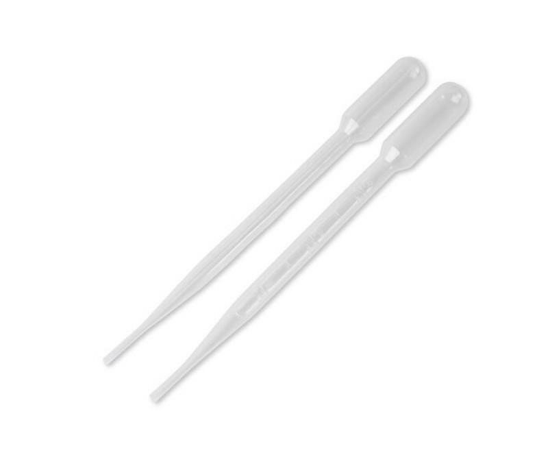 Safe Plastic Eye Dropper Transfer Graduated Pipettes 100PCS/Lot 3ML Transparent Pipettes Disposable School Office Supplies