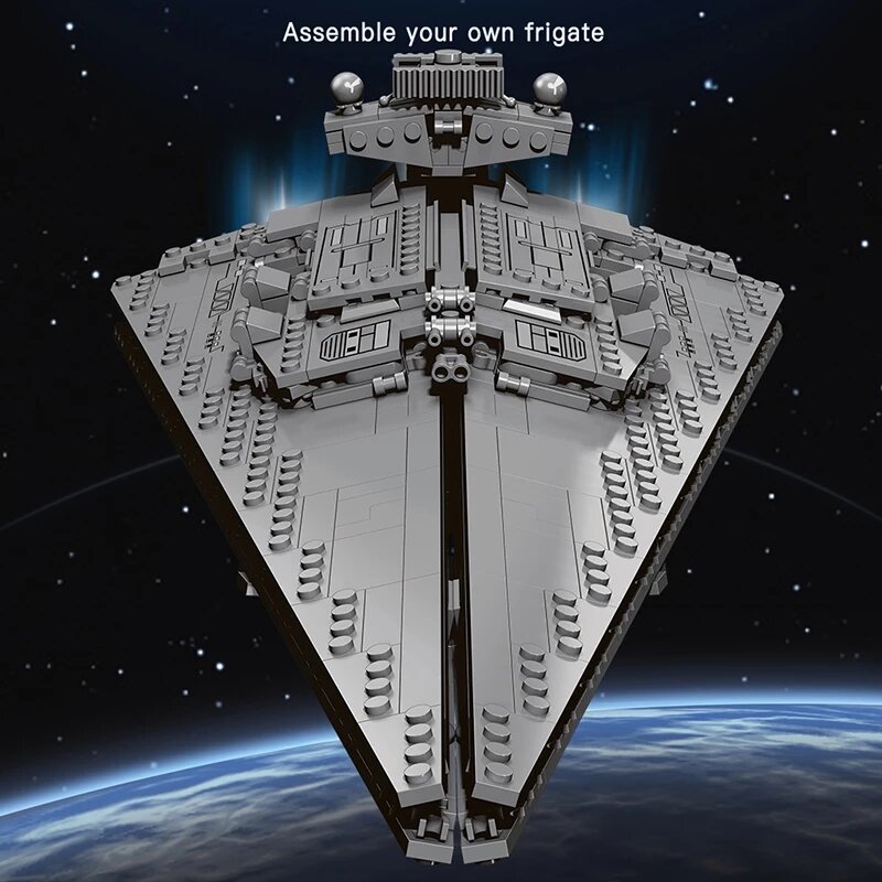 StarPlan Mainan Imperial Star Perusak Republic Attack Cruiser Blok Bangunan Bata Bongkar Pasang Mainan Anak Hadiah Natal K105 K106 K107