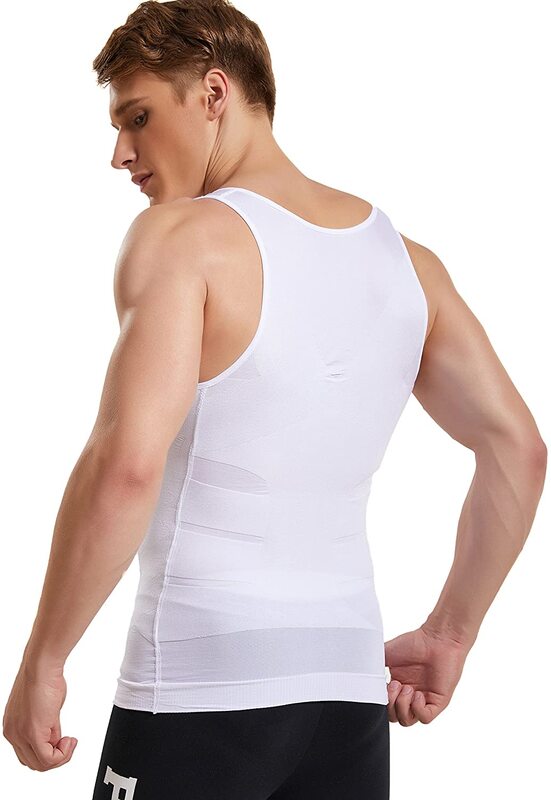 GrotuniControl-Chemise de compression pour homme, corset amincissant, maillot de corps colombien