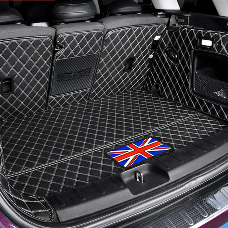 Car Fully enclosed trunk protection mat leather pad For BMW MINI COOPER ONE F54 F55 F56 F60 R60 CLUBMAN Car accessories interior