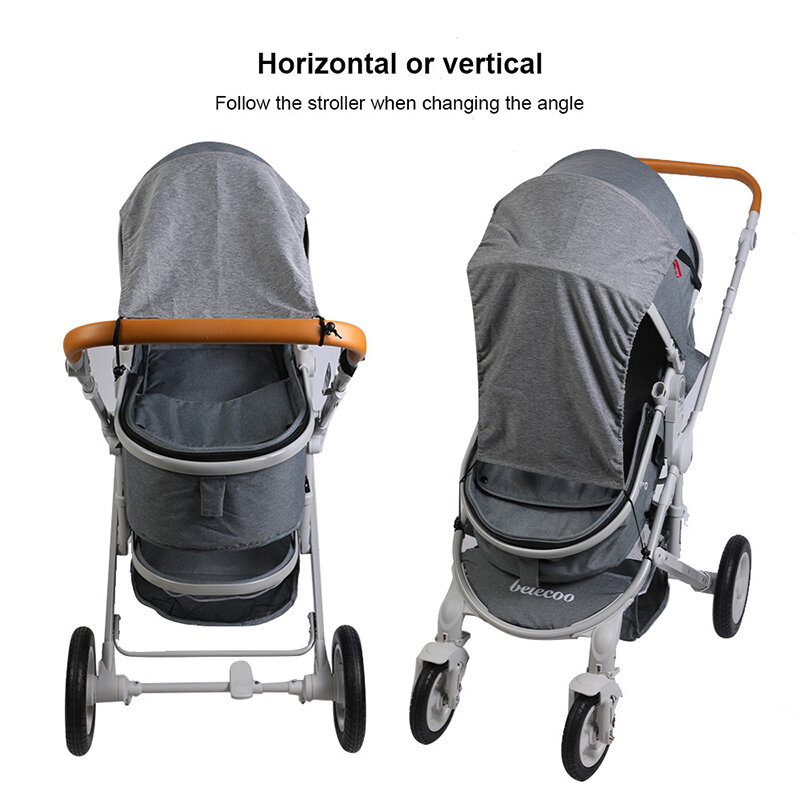 Crib Cart Awning Protection Sunscreen Pushchair Waterproof Rain Cover Awning Baby Stroller Accessories for Sunshade Cover Cloth