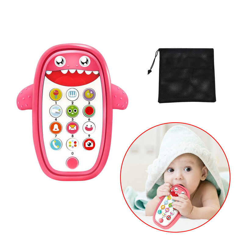 Детская игрушка для прорезывания зубов, мобильный телефон