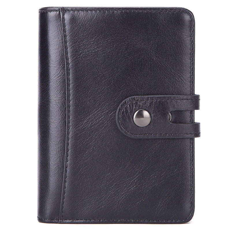 Misfit marque hommes d'affaires portefeuille en cuir véritable pochette portefeuille sac à main mâle moraillon poche à monnaie hommes mode à deux volets livraison gratuite