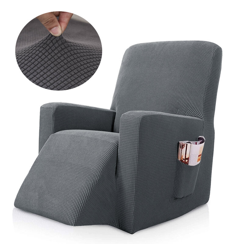 Knitted Recliner Slipcovers Stretch Sofa Covers for Living Room Furniture Protector Couch Durable Soft with Elastic Bottom Kids