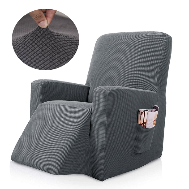 Gebreide Fauteuil Kussenovertrekken Stretch Sofa Covers Voor Woonkamer Meubels Protector Couch Duurzaam Zacht Met Elastische Bodem Kids