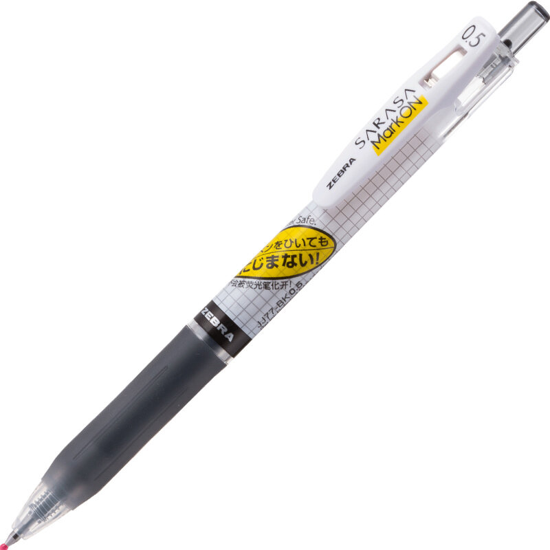 ZEBRA-bolígrafos de Gel para estudiantes, JJ77 SARASA, de secado rápido, no florece, no peluda, papelería japonesa, suministros de oficina, 0,4mm, 0,5mm