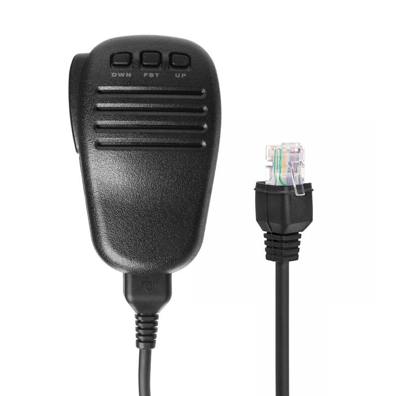 Microfone de ondas curtas ft897, microfone de caixa de som com função de ondas curtas, sólidas e alto-falante para yaesu ft-817 ft-857 ft-