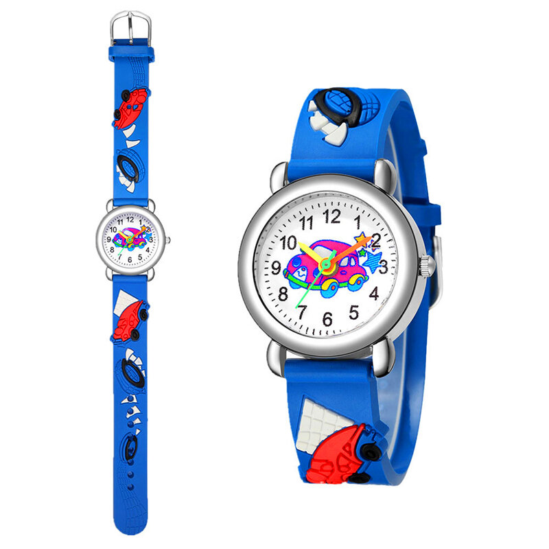 Cartoon Auto Uhr Kinder Lernen Zeit Armband Gute Qualität Kinder Uhren für Mädchen Jungen Geschenk Uhr Kind Quarzuhr Baby spielzeug