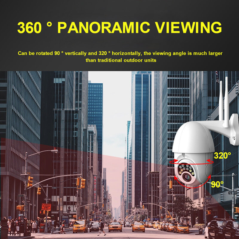 Caméra de Surveillance intelligente IP WIFI HD 1080P, dispositif de sécurité domestique sans fil, avec Vision nocturne IR, babyphone vidéo pour animaux de compagnie