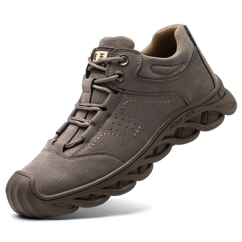 Zapatos de seguridad indestructibles para hombre, botas de trabajo antigolpes y antipinchazos, zapatillas de trabajo, zapatos para soldar