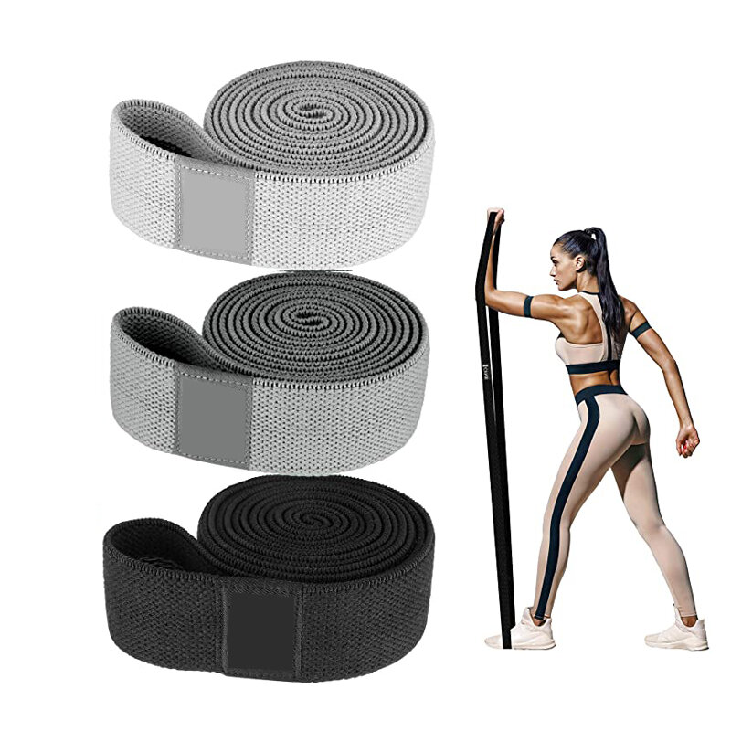 Banda gruesa y antideslizante de alta calidad para hacer ejercicio, banda elástica de resistencia para hacer ejercicio en la cadera