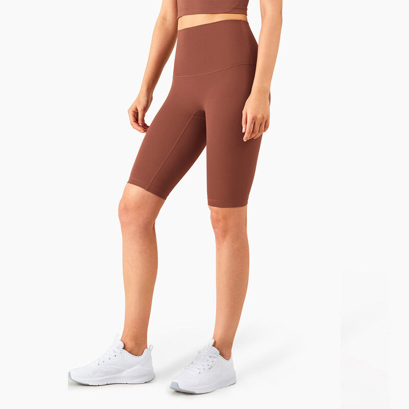 MYS-Pantalones cortos deportivos sin costura frontal para mujer, Bermudas de cintura alta a prueba de sentadillas, para gimnasio, Fitness y Yoga, 2021