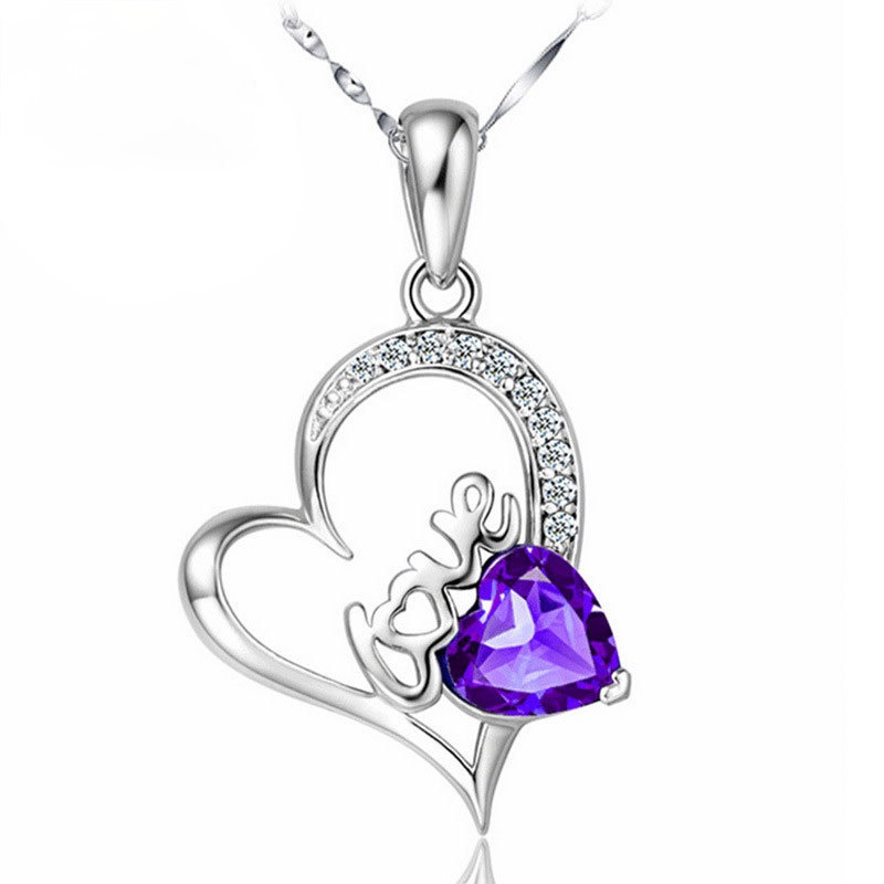 Женское Ожерелье в форме сердца SODROV из стерлингового серебра