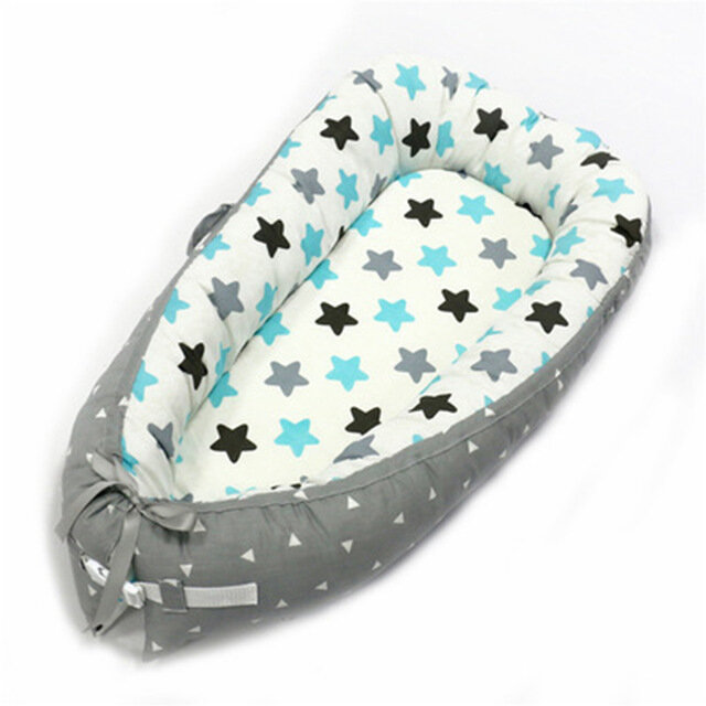 50*90cm coton nouveau-né bébé lit Portable voyage lit lavable bébé berceau Applicable à 0-18 mois bébé berceau pare-chocs