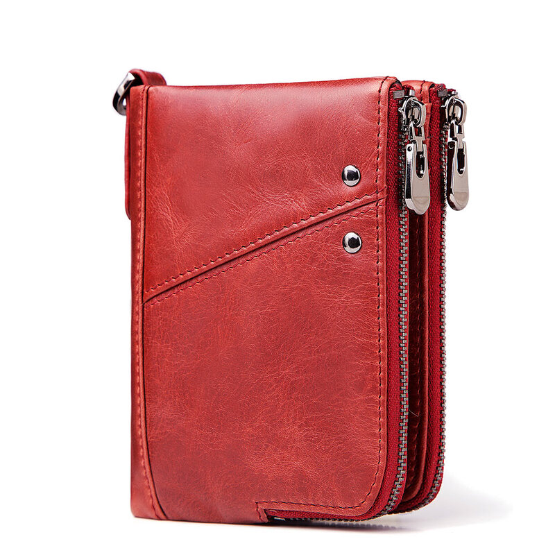 Gorącym stylu męski portfel ze skóry naturalnej wielofunkcyjne torebki portfel etui na karty kredytowe portfel męski torebka damska prezent