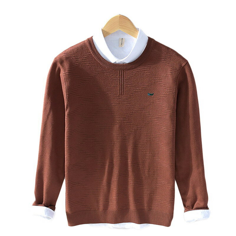 男性用長袖セーター,高品質の暖かくて厚いニットセーター,冬服,暖かい,3XL,20105