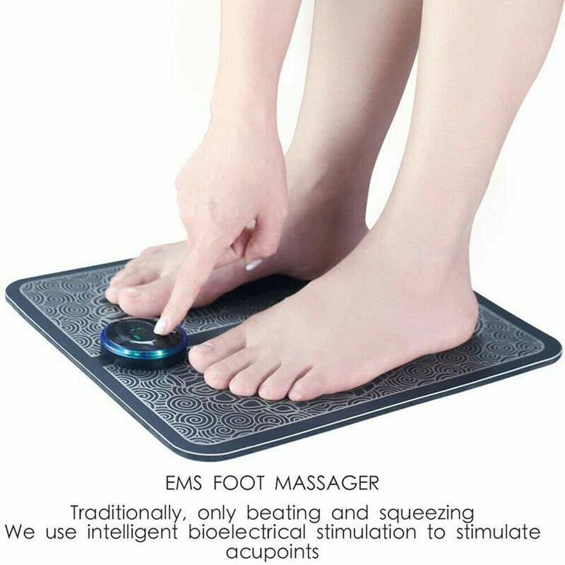 EMS small foot massage Equipment bioelectric acupoint Foot Massage Foot pad and leg beauty equipment