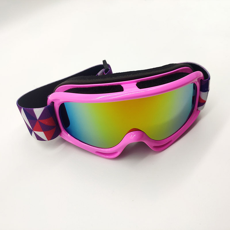 어린이 스키 고글 이중 안개 방지 UV400 어린이 스키 안경 스노우 안경 야외 스포츠 소녀 소년 스노우 보드 고글