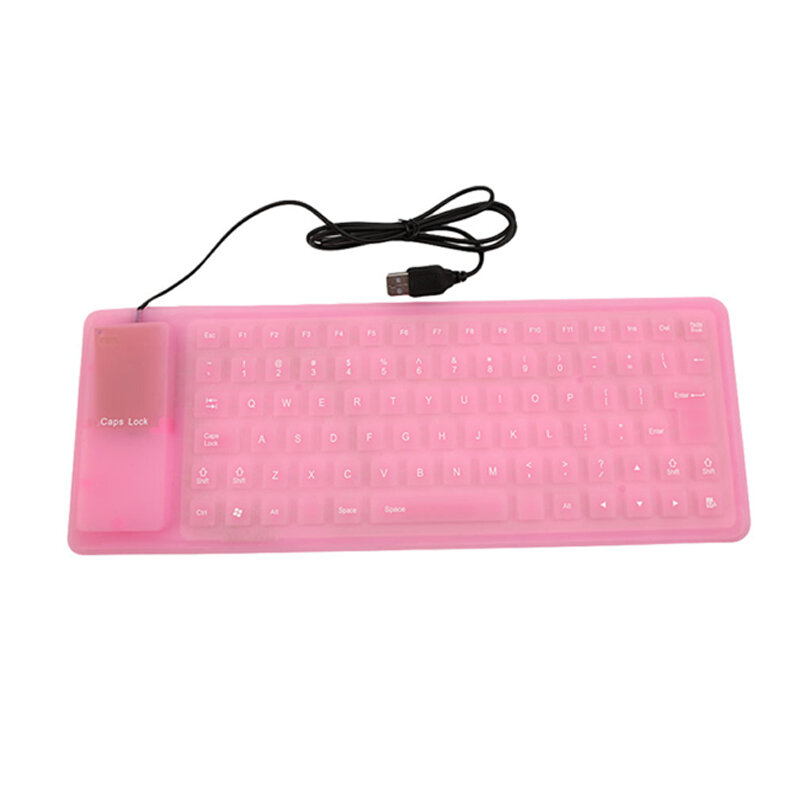 85 Tasten Portable USB Mini Flexible Silikon Weiche Tastatur Faltbare Für Laptop Notebook Silikon Weiche Tastatur IC882017