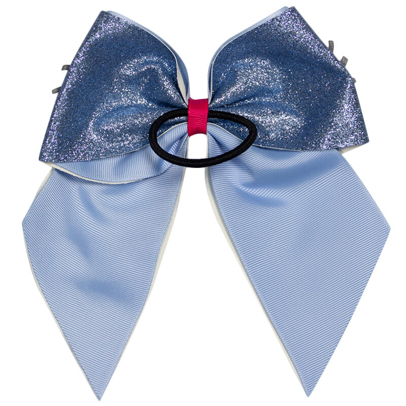 6 Inch Cute Exquisite Hair Bows Simple And Shiny Cheer Bows For Girls