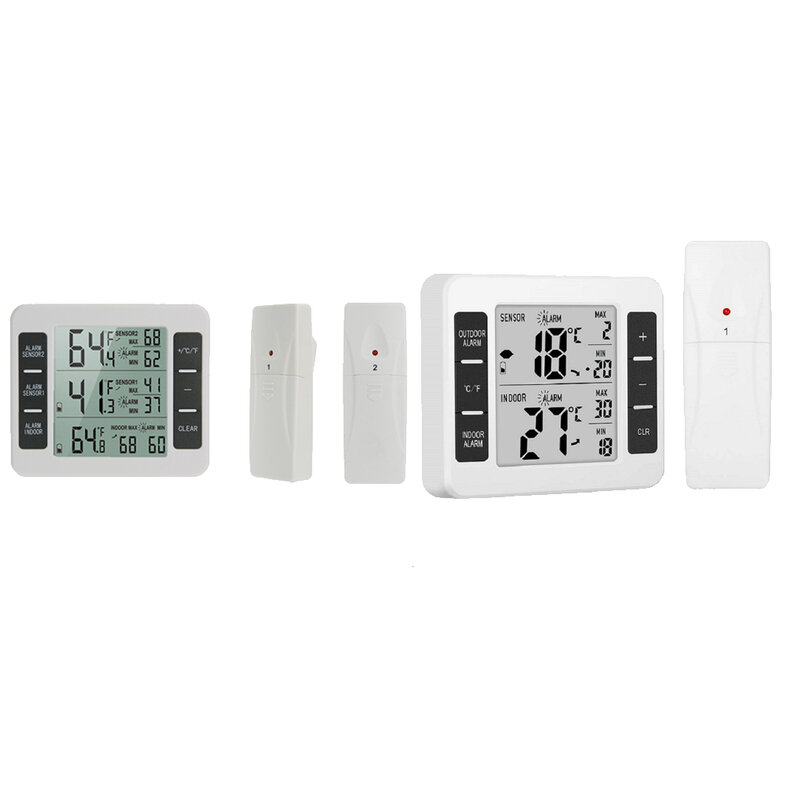 Home Wireless Indoor Outdoor Thermometers Electronic Refrigerator Thermometer Temperature Measuring Device
