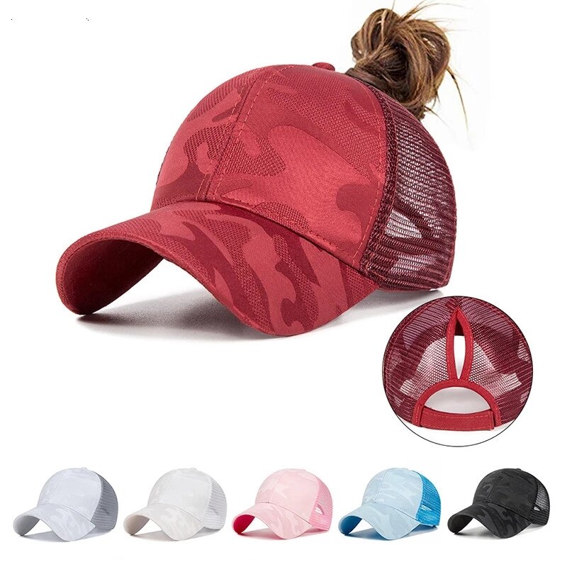 2021ใหม่ Glitter หางม้าเบสบอลหมวก Sequins Shining สูงแฟชั่นคุณภาพสตรี Simple Snapback หมวกปรับกีฬาหมวกบังแดด