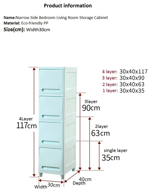 متعدد الطبقات خزانة s أدراج رفوف بسيطة PlasticToys الحطام المنزلية ABS خزانة تخزين متعددة الأدراج خزانة