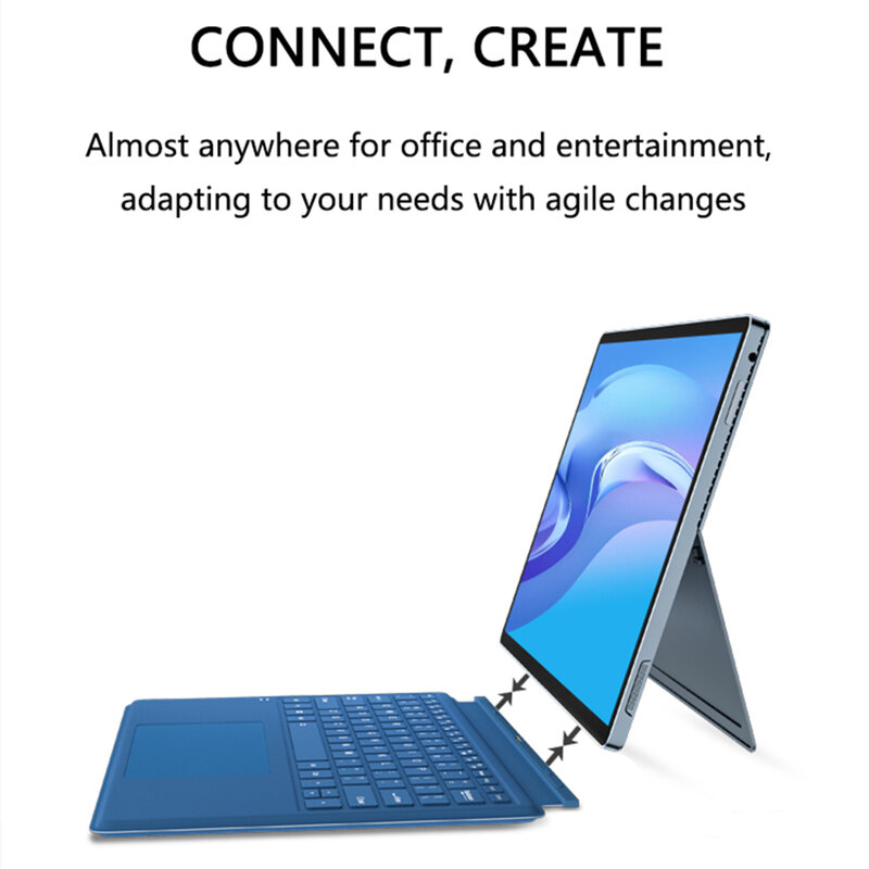 KUU Lebook 금속 I7-8550U 터치 2K 스크린 two-in-one 노트북 태블릿 Win10 Type-C 자기 백라이트 키보드 용량 성 펜